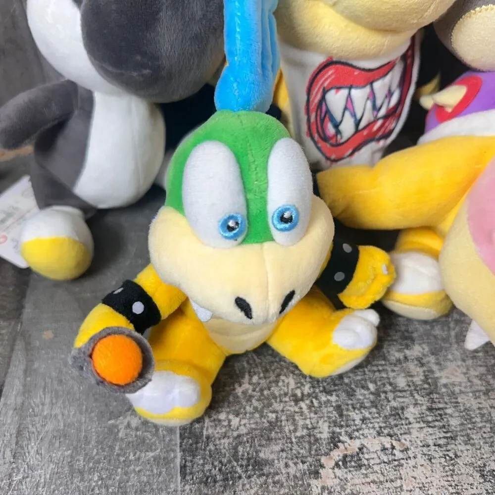 Super‎ Mario All Star Collection Koopalings Plush Lot Yoshi
